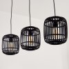 Mongolei Pendant Light black, 3-light sources