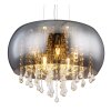 Globo KALLA Pendant Light chrome, 5-light sources