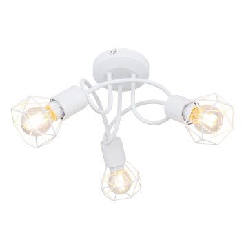 Globo XARA I Ceiling Light white, 3-light sources