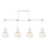 Globo MAIDA Pendant Light chrome, white, 4-light sources