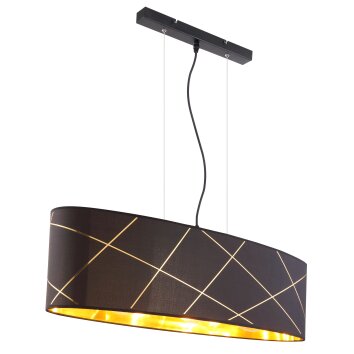 Globo BEMMO Pendant Light black, 3-light sources