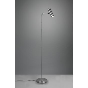 Trio Marley Floor Lamp matt nickel, 1-light source