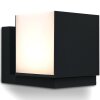 Lutec CUBA Outdoor Wall Light LED black, 1-light source