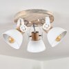 Orny Ceiling Light Light wood, white, 3-light sources