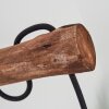 Imana Wall Light Dark wood, black, 1-light source