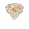 Ideallux DUBAI Ceiling Light gold, 24-light sources