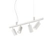 Ideallux DYNAMITE Pendant Light white, 4-light sources