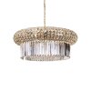 Ideallux NABUCCO Pendant Light gold, 18-light sources