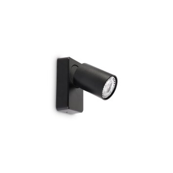 Ideallux RUDY Wall Light black, 1-light source