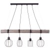 Brilliant Karlen Pendant Light grey, black, 4-light sources
