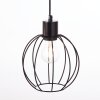 Brilliant Karlen Pendant Light grey, black, 4-light sources