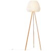 Brilliant Inna Floor Lamp Light wood, white, 1-light source
