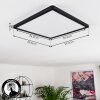 Boyero Ceiling Light LED black, 1-light source