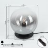 Ahanga Table lamp black, 1-light source