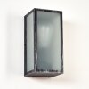 Hakkas Outdoor Wall Light black, silver, 1-light source