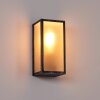 Hakkas Outdoor Wall Light black, silver, 1-light source