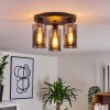 Hunouri Ceiling Light black, 3-light sources