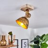 Orny Ceiling Light bronze, Light wood, 1-light source
