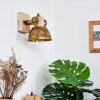 Orny Wall Light bronze, Light wood, 1-light source