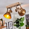 Orny Ceiling Light bronze, Light wood, 2-light sources