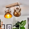 Orny Ceiling Light bronze, Light wood, 2-light sources