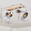 Orny Ceiling Light Light wood, silver, 2-light sources