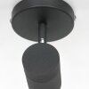 Steinhauer Upround ceiling spotlight LED black, 1-light source