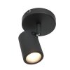 Steinhauer Upround ceiling spotlight LED black, 1-light source