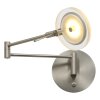Steinhauer Turound Wall Light LED stainless steel, 1-light source