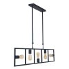 Steinhauer Racky Pendant Light black, 5-light sources