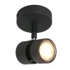 Steinhauer Natasja Ceiling Light LED black, 1-light source