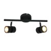 Steinhauer Natasja Ceiling Light LED black, 2-light sources