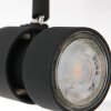 Steinhauer Natasja Ceiling Light LED black, 4-light sources