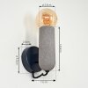 Nonume Wall Light grey, black, 1-light source