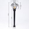 Solda path light black, 1-light source