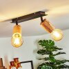 Vasanello Ceiling Light Light wood, black, 2-light sources