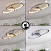 Baiyin Ceiling Light LED chrome, 1-light source