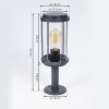 Riola path light anthracite, 1-light source