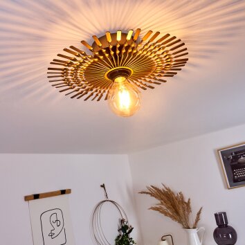 Julie Ceiling Light gold, black, 1-light source