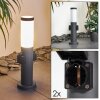 Gaborone path light anthracite, 1-light source