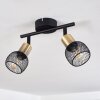 Cairns Ceiling Light antique brass, black, 2-light sources