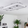 Minichu Ceiling Light LED black, white, 1-light source, Remote control