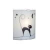 Brilliant CAT Wall Light white, 1-light source