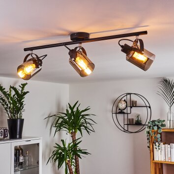 Quieri Ceiling Light black, 3-light sources