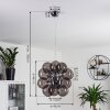 Hyco Pendant Light chrome, 12-light sources