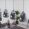 Francisco Pendant Light Oxidised Silver, 3-light sources