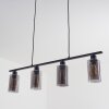 Hunouri Pendant Light black, 4-light sources