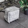 Tinú Outdoor Plug Socket black, stone appearance
