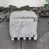 Tinú Outdoor Plug Socket black, stone appearance