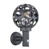 Globo HILARIO Outdoor Wall Light anthracite, 1-light source, Motion sensor